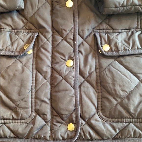 J crew quilted black jacket size M - Picture 4 of 4
